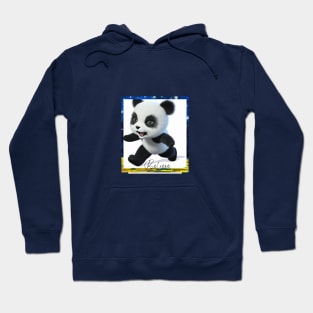 Do You Believe? Digital Art Happy Baby Panda Bear Hoodie